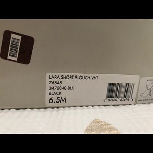 Frye black Lara slouch booties